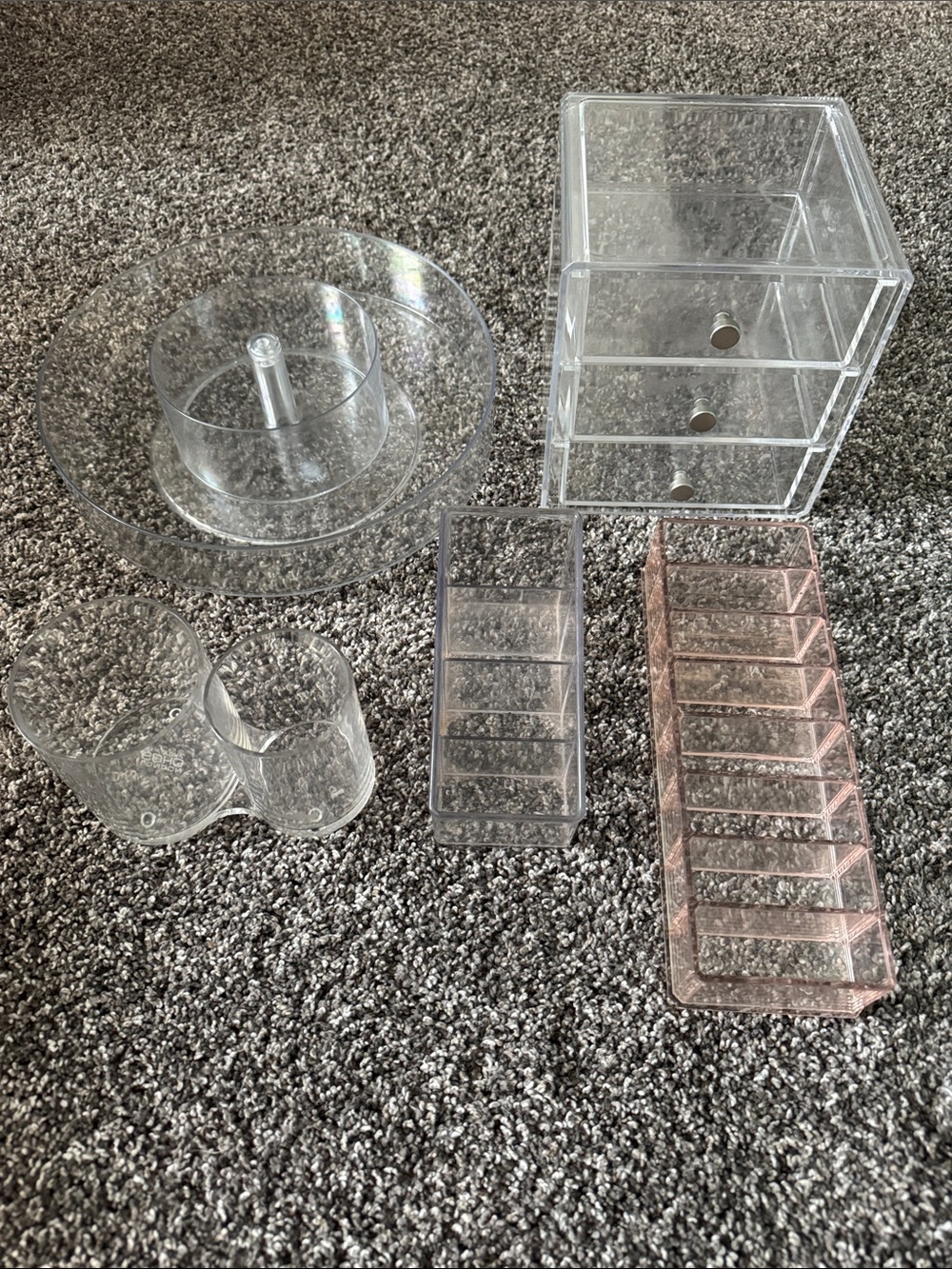 Acrylic Makeup Organizer Lot